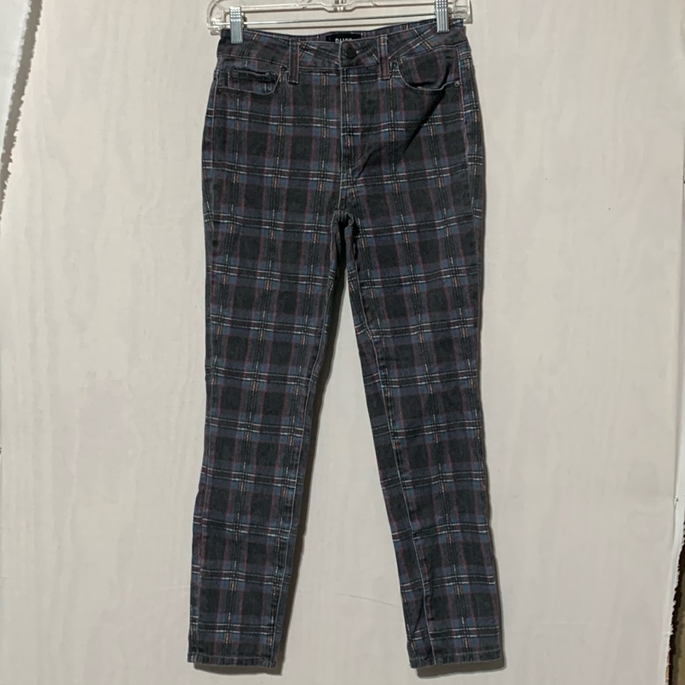 Paige Hoxton Ankle Plaid Jeans - Picture 5 of 11